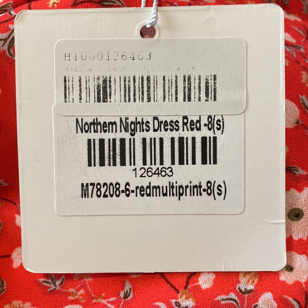 NORTHEM NIGHTS DRESS RED - Picture 6 of 6